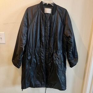 Athleta Summit Primaloft Coat Water Repellent Zip Pockets Sz M